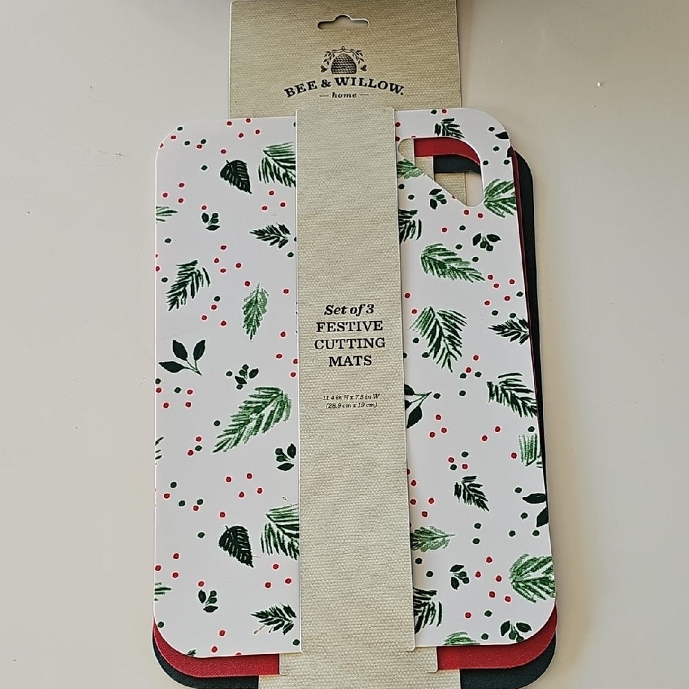 Bee & Willow Festive Cutting Mats Set of 3